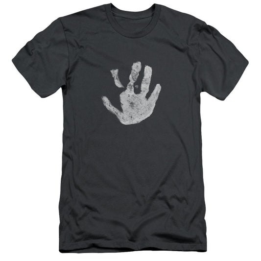 Lor - White Hand - Short Sleeve Adult 30/1 - Charcoal T-shirt