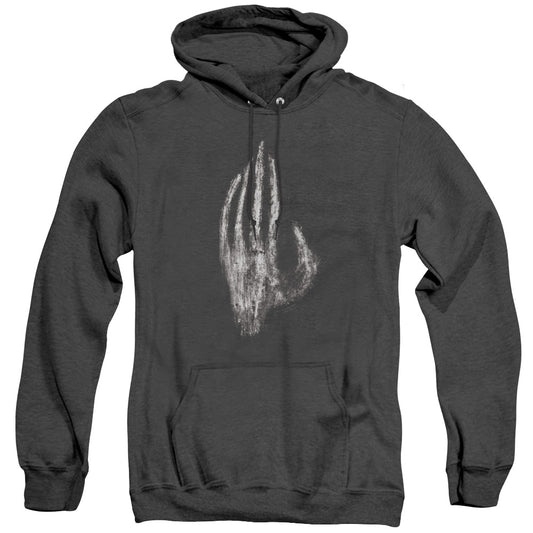 Lor - Hand Of Saruman - Adult Heather Hoodie - Black