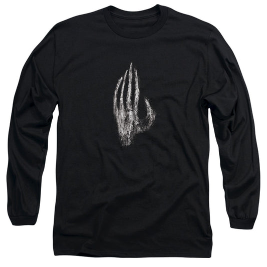 Lor - Hand Of Saruman - Long Sleeve Adult 18/1 - Black T-shirt