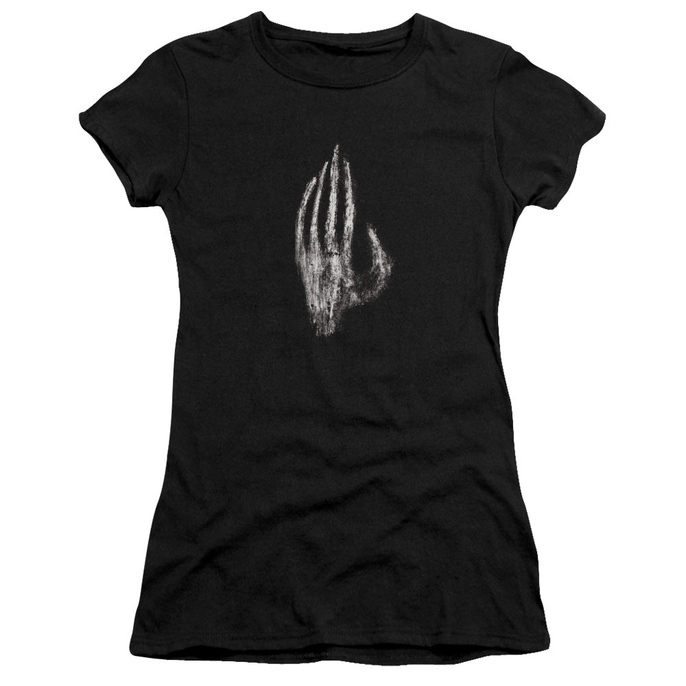 Lor - Hand Of Saruman - Short Sleeve Junior Sheer - Black T-shirt