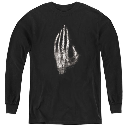 Lor - Hand Of Saruman - Youth Long Sleeve Tee - Black
