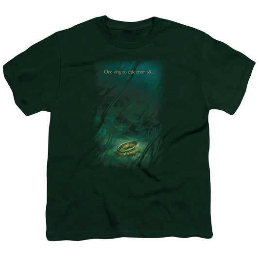 Lor - Lost Ring - Short Sleeve Youth 18/1 - Hunter Green T-shirt