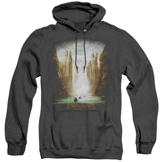 Lor - Kings Of Old - Adult Heather Hoodie - Black