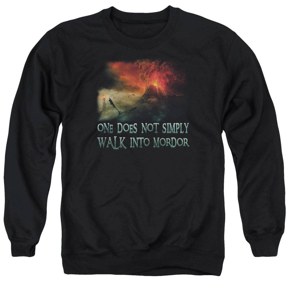 Lor - Walk In Mordor - Adult Crewneck Sweatshirt - Black
