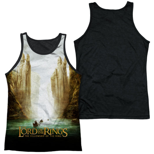 Lor - Fellowship Poster - Adult Poly Tank Top Black Back - White