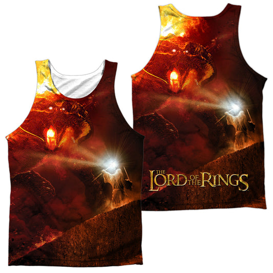 Lor - No Passing (Front/back Print) - Adult 100% Poly Tank Top - White