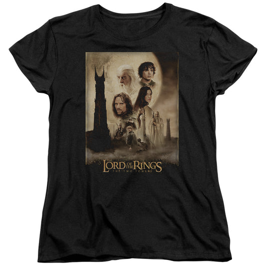 Lor - Tt Poster - Short Sleeve Womens Tee - Black T-shirt