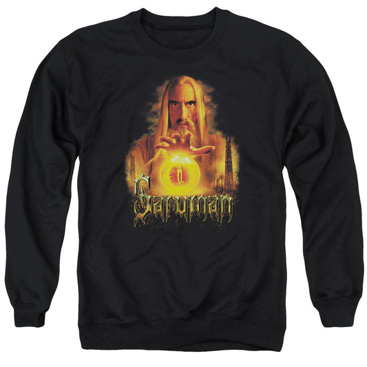 Lor - Saruman - Adult Crewneck Sweatshirt - Black