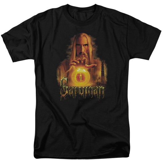 Lor - Saruman - Short Sleeve Adult 18/1 - Black T-shirt