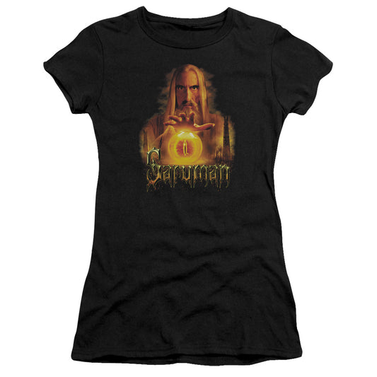 Lor - Saruman - Short Sleeve Junior Sheer - Black T-shirt