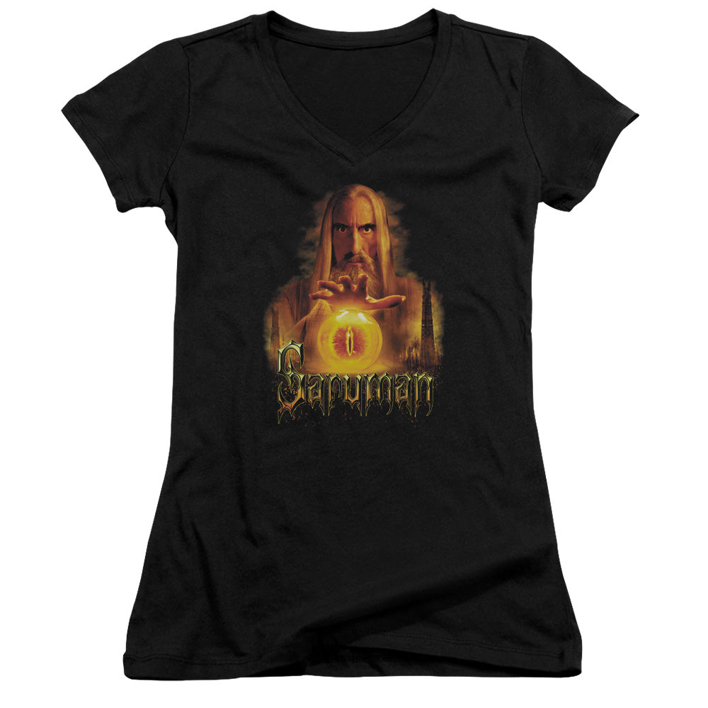 Lor - Saruman - Junior V-neck - Black