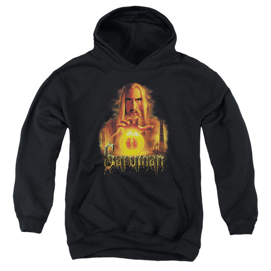 Lor - Saruman - Youth Pull-over Hoodie - Black