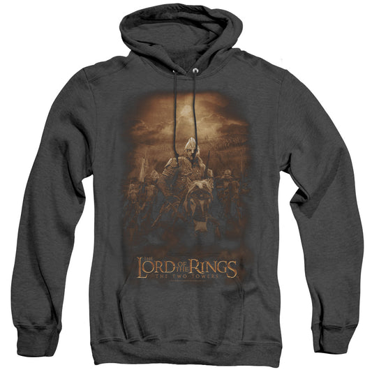 Lor - Riders Of Rohan - Adult Heather Hoodie - Black