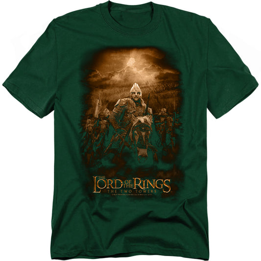 Lor - Riders Of Rohan - Short Sleeve Adult 18/1 - Black T-shirt