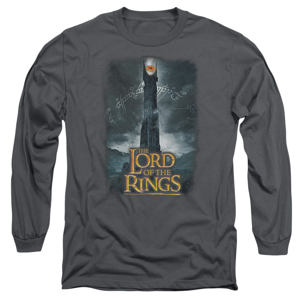 Lor - Always Watching - Long Sleeve Adult 18/1 - Charcoal T-shirt