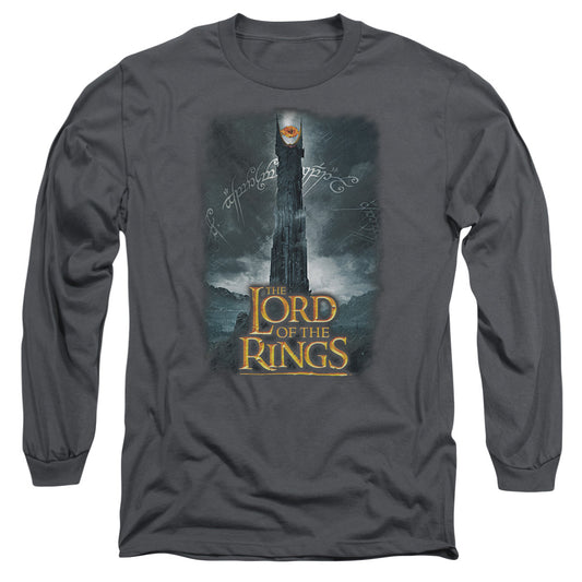 Lor - Always Watching - Long Sleeve Adult 18/1 - Charcoal T-shirt