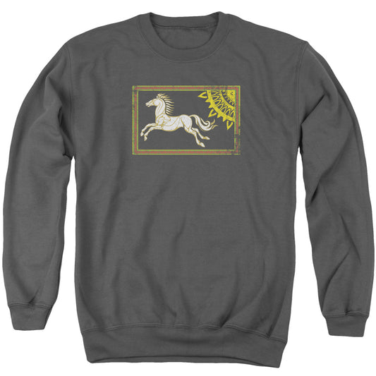 Lor - Rohan Banner - Adult Crewneck Sweatshirt - Charcoal