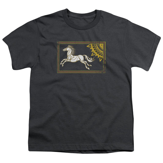 Lor - Rohan Banner - Short Sleeve Youth 18/1 - Charcoal T-shirt