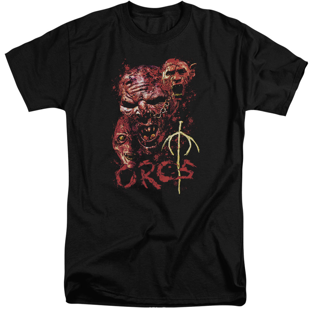 Lor - Orcs - Short Sleeve Adult Tall - Black T-shirt