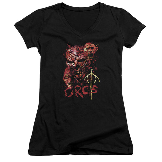 Lor - Orcs - Junior V-neck - Black
