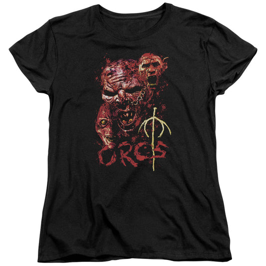 Lor - Orcs - Short Sleeve Womens Tee - Black T-shirt