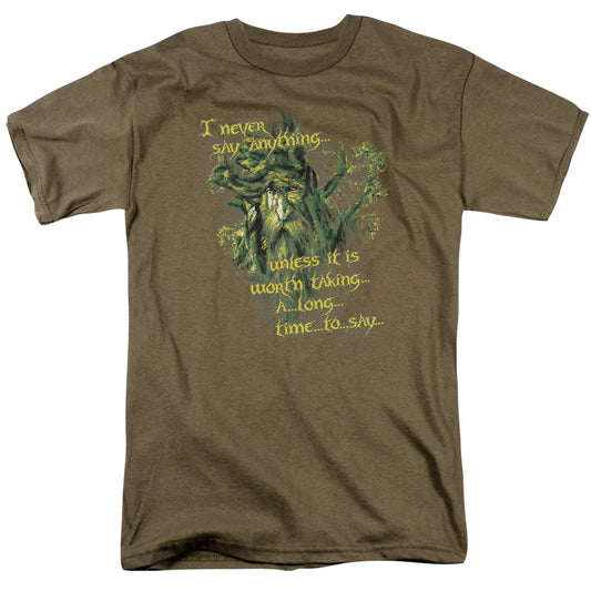 Lor - Slow Talker - Short Sleeve Adult 18/1 - Safari Green T-shirt