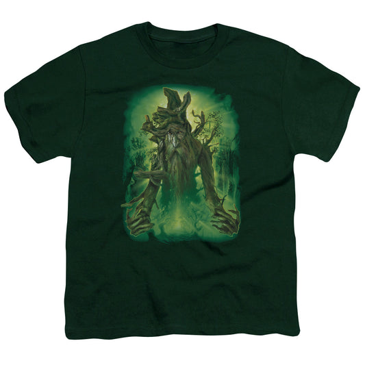 Lor - Treebeard - Short Sleeve Youth 18/1 - Hunter Green T-shirt