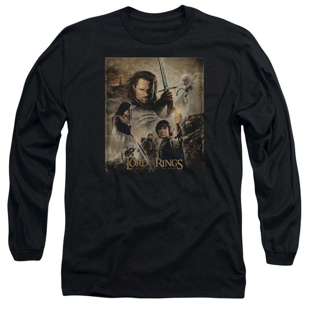 Lor - Rotk Poster - Long Sleeve Adult 18/1 - Black T-shirt