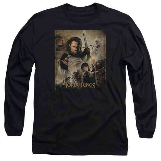 Lor - Rotk Poster - Long Sleeve Adult 18/1 - Black T-shirt