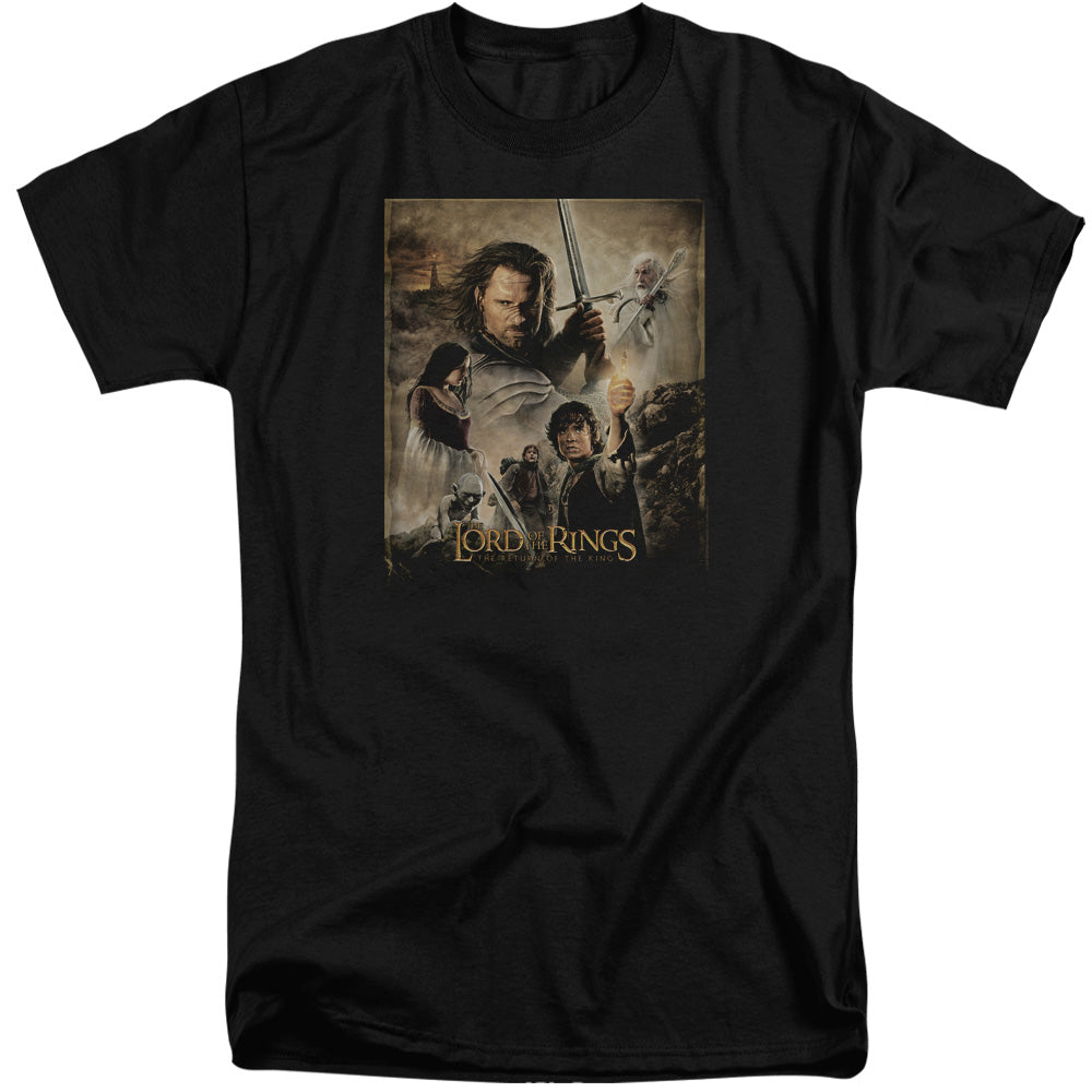 Lor - Rotk Poster - Short Sleeve Adult Tall - Black T-shirt