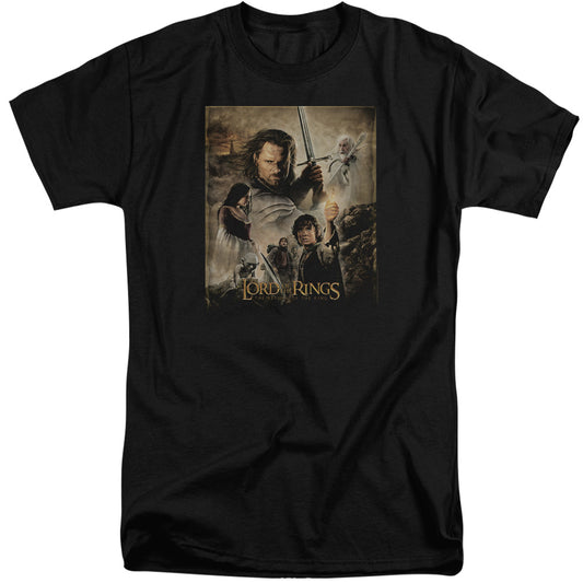 Lor - Rotk Poster - Short Sleeve Adult Tall - Black T-shirt