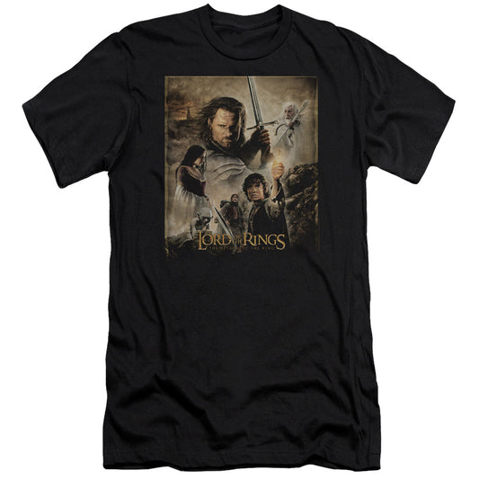 Lor - Rotk Poster - Short Sleeve Adult 30/1 - Black T-shirt