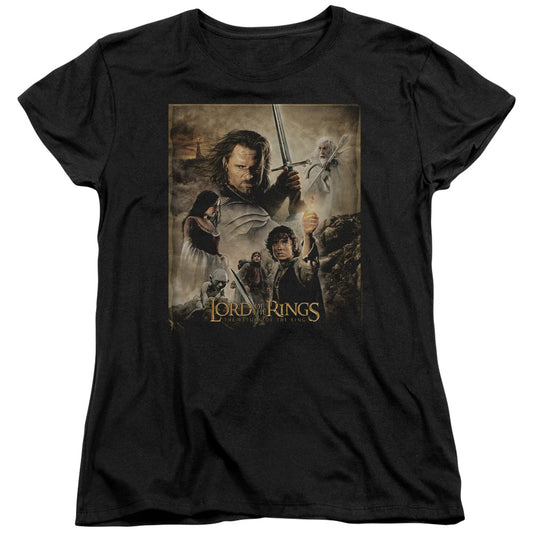 Lor - Rotk Poster - Short Sleeve Womens Tee - Black T-shirt
