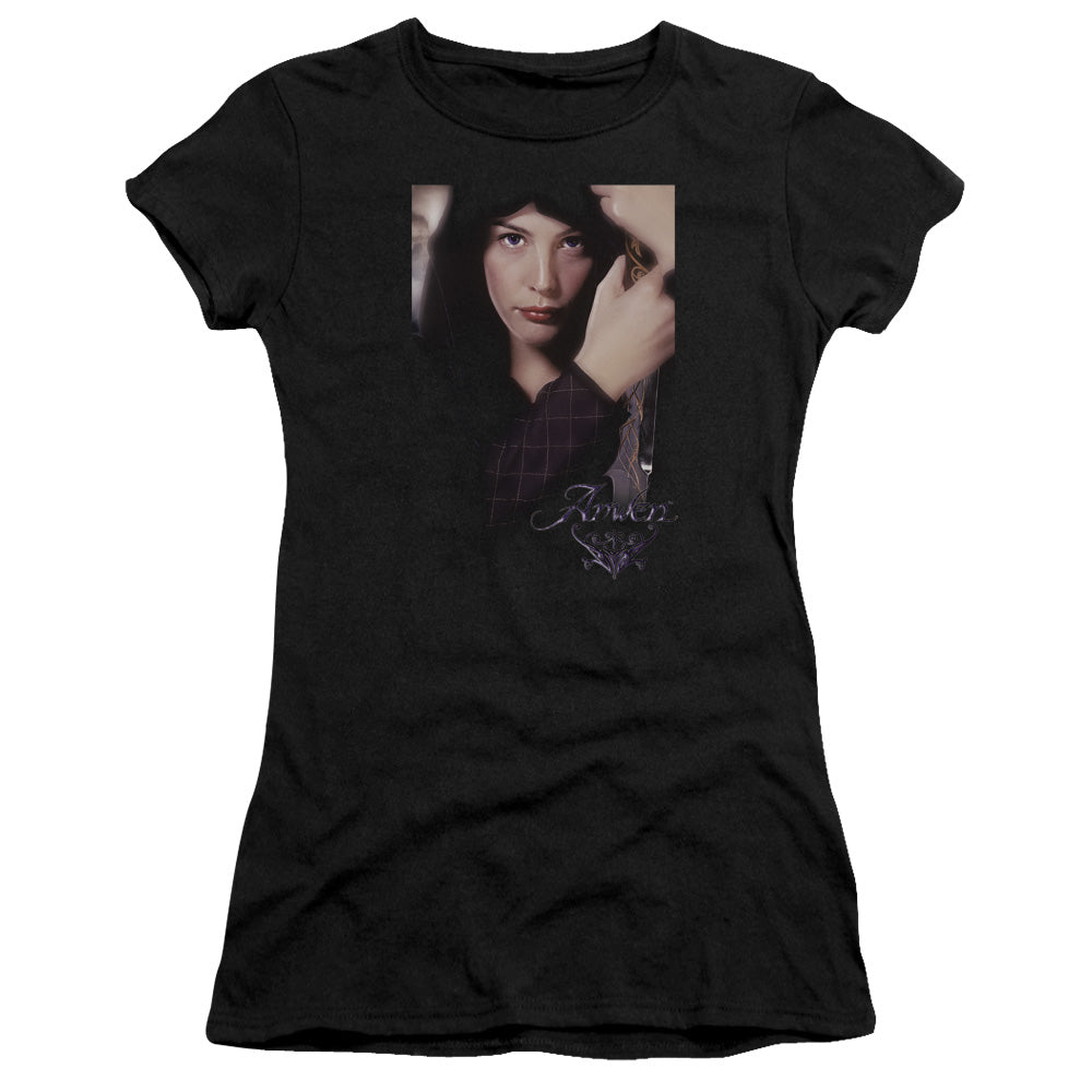 Lor - Arwen - Short Sleeve Junior Sheer - Black T-shirt