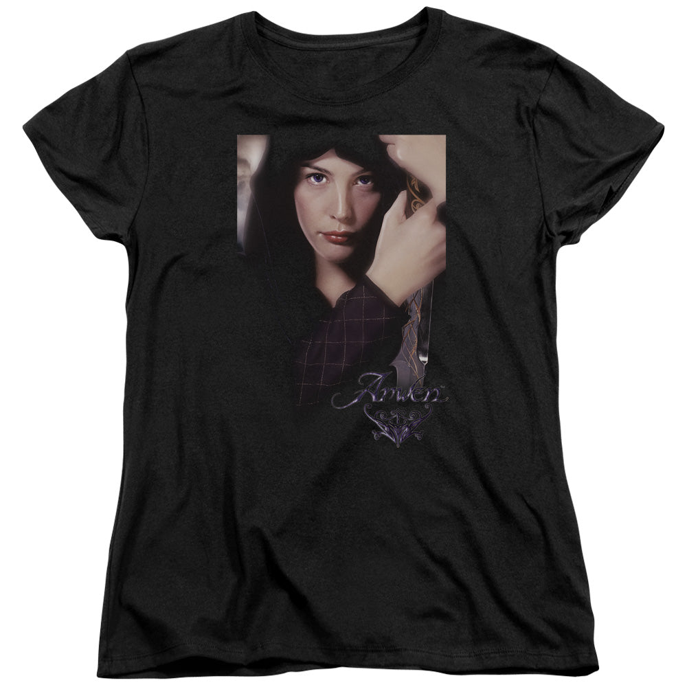 Lor - Arwen - Short Sleeve Womens Tee - Black T-shirt