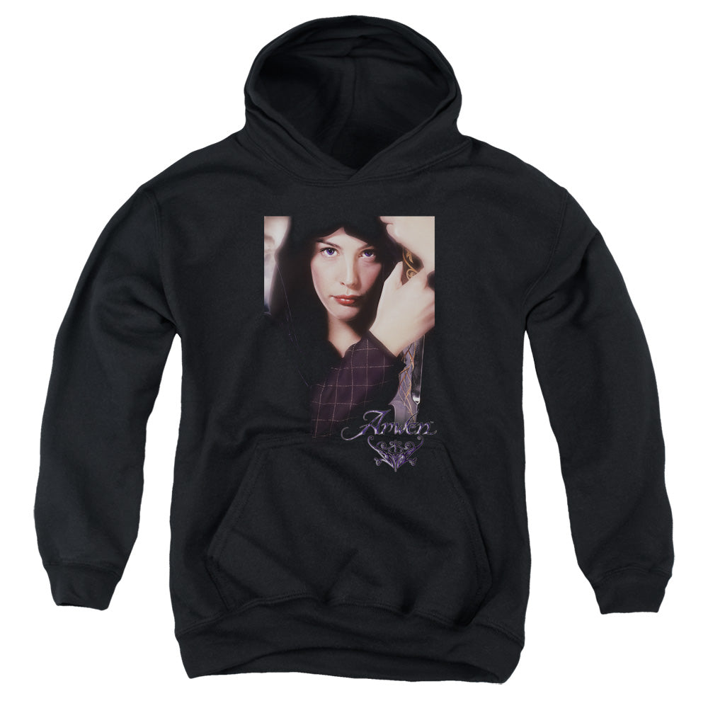 Lor - Arwen - Youth Pull-over Hoodie - Black