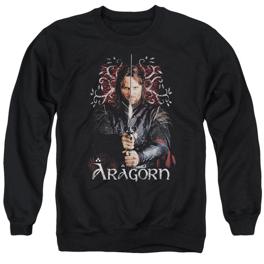 Lor - Aragorn - Adult Crewneck Sweatshirt - Black