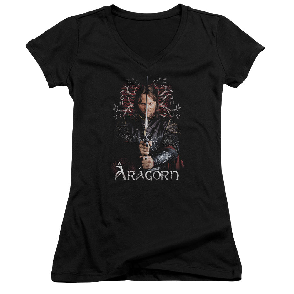 Lor - Aragorn - Junior V-neck - Black