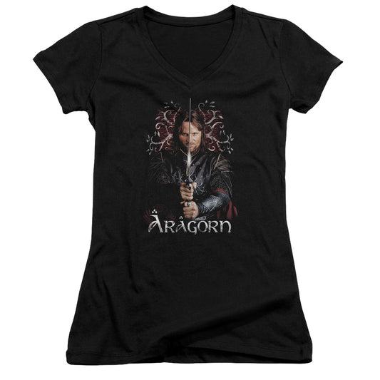 Lor - Aragorn - Junior V-neck - Black