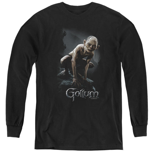 Lor - Gollum - Youth Long Sleeve Tee - Black