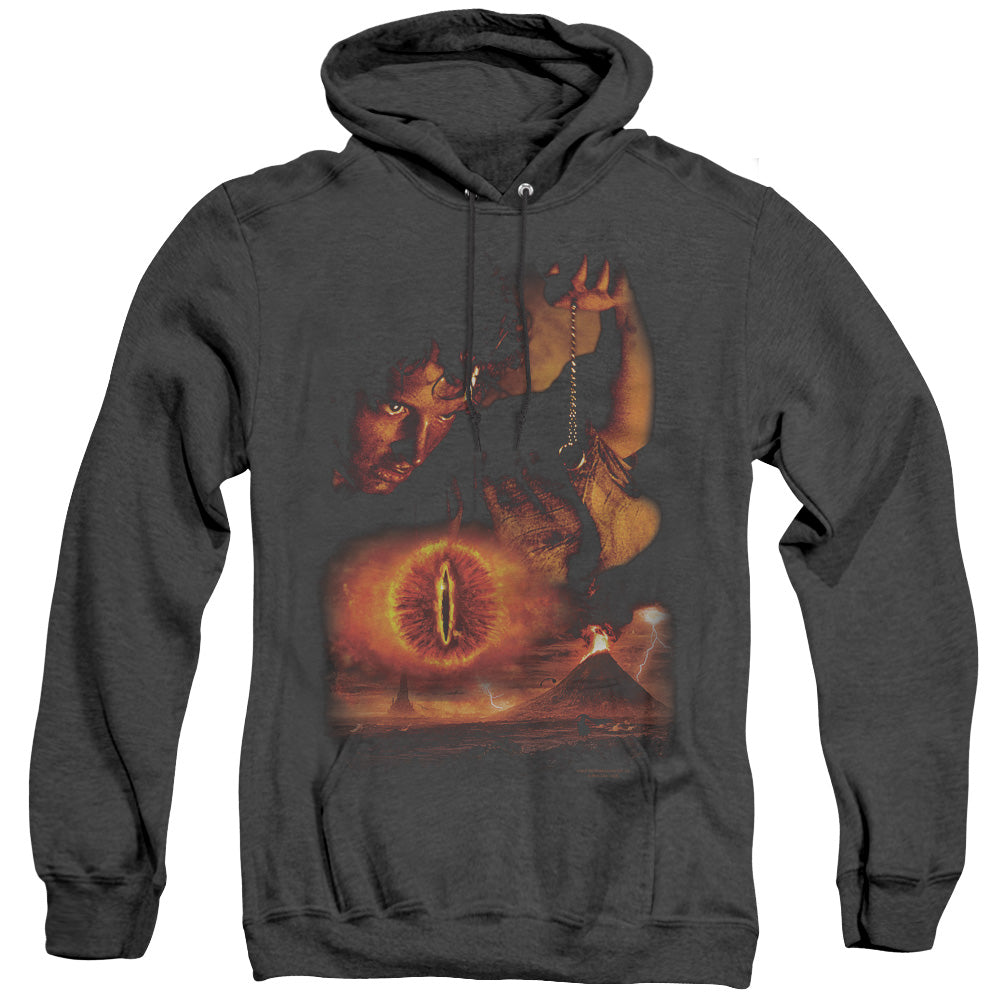 Lor - Destroy The Ring - Adult Heather Hoodie - Black