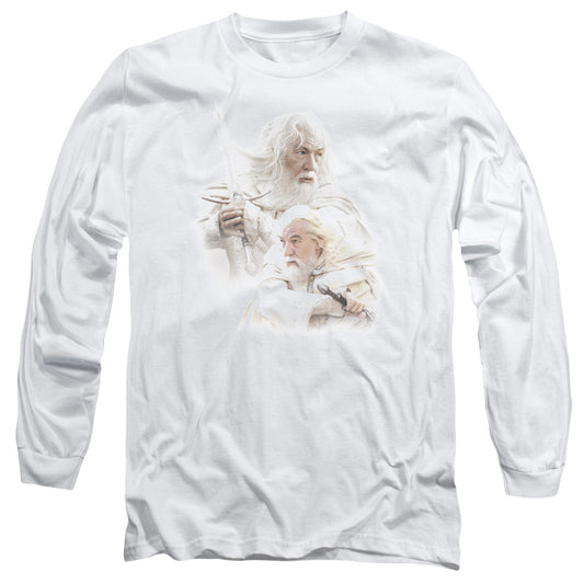 LOR GANDALF THE WHITE - L/S ADULT 18/1 - WHITE T-Shirt