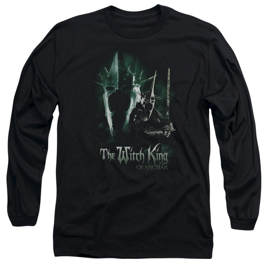 Lor - Witch King - Long Sleeve Adult 18/1 - Black T-shirt
