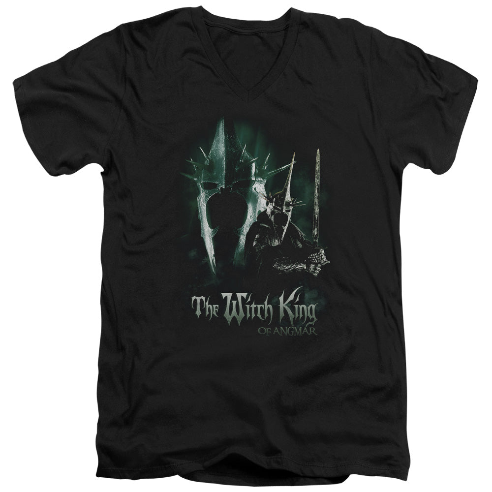 Lor - Witch King - Short Sleeve Adult V-neck - Black T-shirt