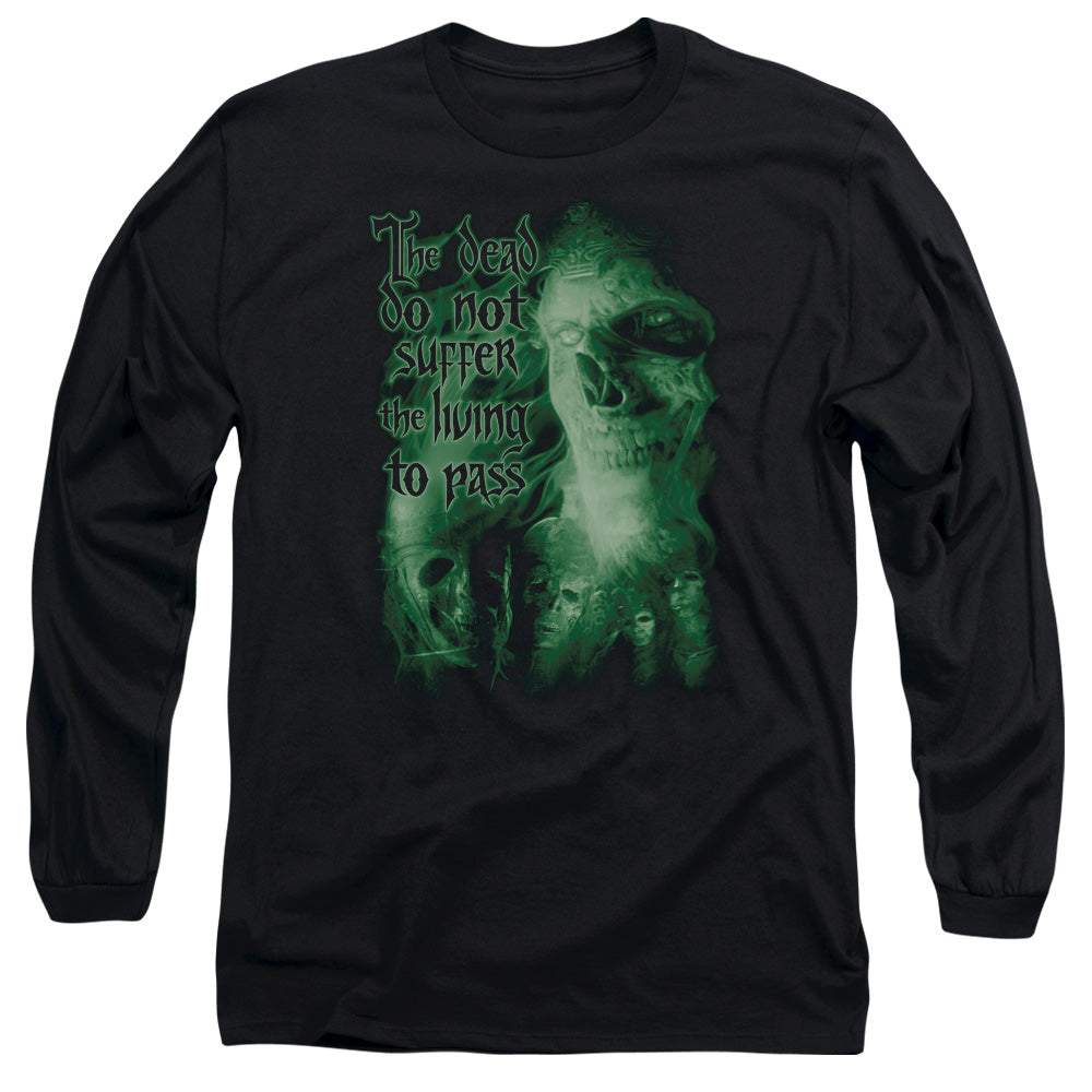 Lor - King Of The Dead - Long Sleeve Adult 18/1 - Black T-shirt
