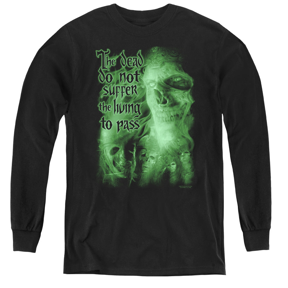 Lor - King Of The Dead - Youth Long Sleeve Tee - Black
