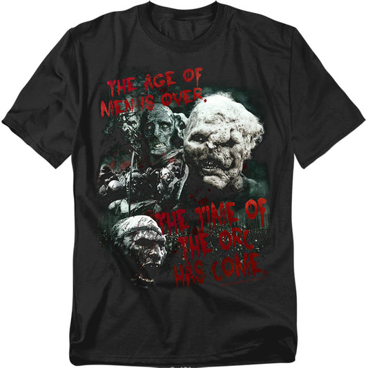 Lor - Time Of The Orc - Short Sleeve Adult 18/1 - Black T-shirt