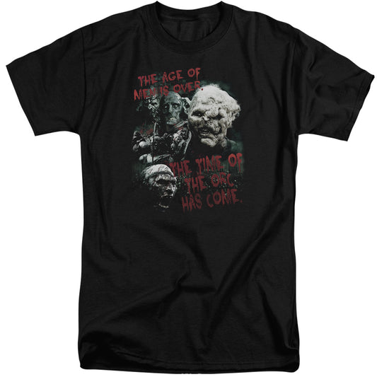 Lor - Time Of The Orc - Short Sleeve Adult Tall - Black T-shirt