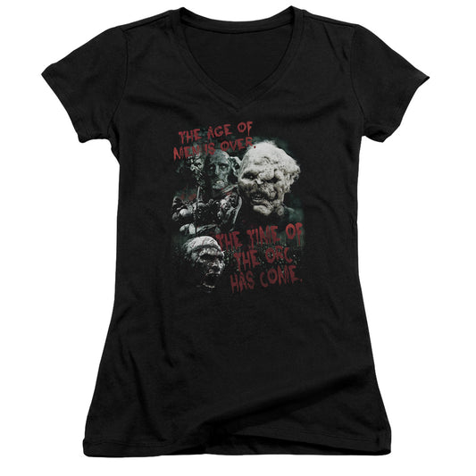 Lor - Time Of The Orc - Junior V-neck - Black