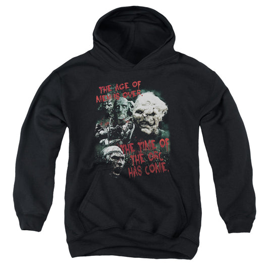 Lor - Time Of The Orc - Youth Pull-over Hoodie - Black